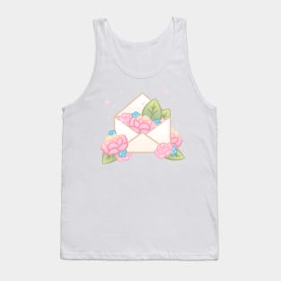 Floral Vintage Envelope Tank Top